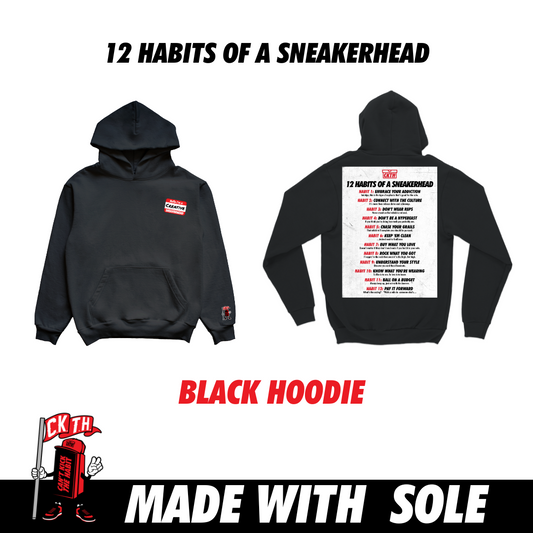 12 HABITS - BLACK Hoodie